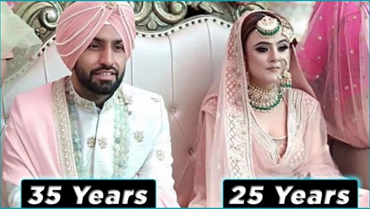 Age Difference Top Punjabi Singers and their wife -- Royal 