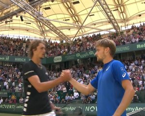 Goffin upsets home favourite Zverev