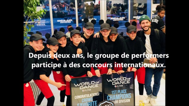 Huit danseurs du groupe Élite Street qualifiés au concours World of dance.