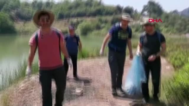 OSMANİYE ÖĞRETMENLER, GÖLET ETRAFINDA ÇEVRE TEMİZLİĞİ YAPTI