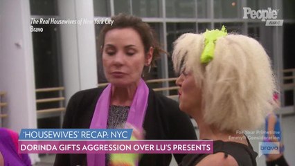 Download Video: 'RHONY': Luann de Lesseps Gives Bethenny Frankel a Gift Soon After Bethenny Emotionally Explodes on Her