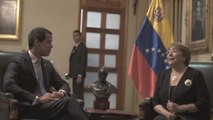 Bachelet insiste en liberación de presos políticos en Venezuela, dice Guaidó