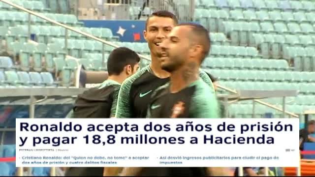 Cristiano Ronaldo acepta dos años de cárcel y una multa de 18,8 millones de euros