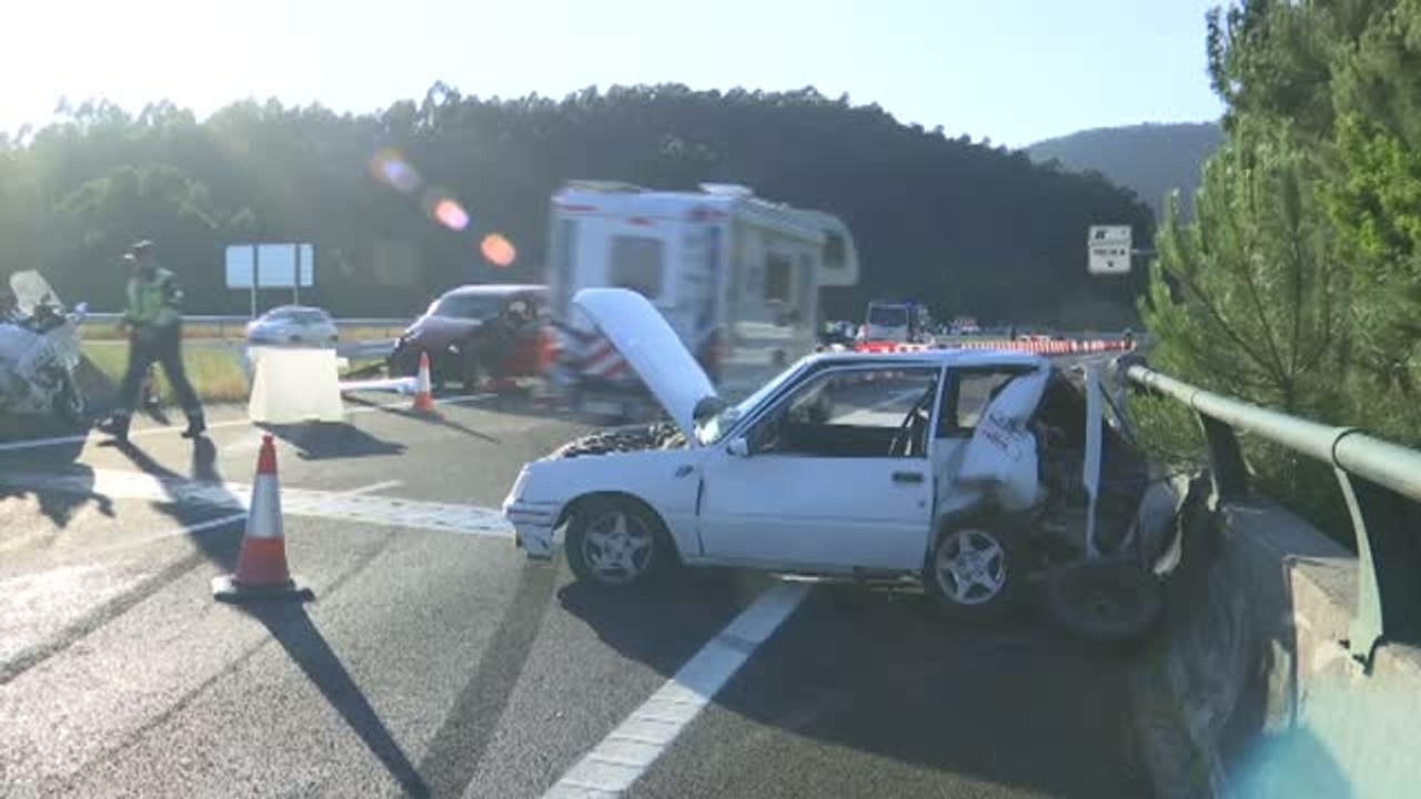 La Guardia Civil investiga si el origen del accidente de tráfico en Pontevedra es la violencia machista