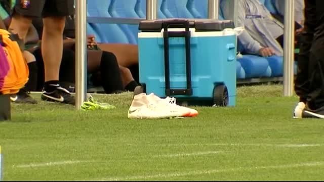 Último entrenamiento de Portugal antes de medirse a España