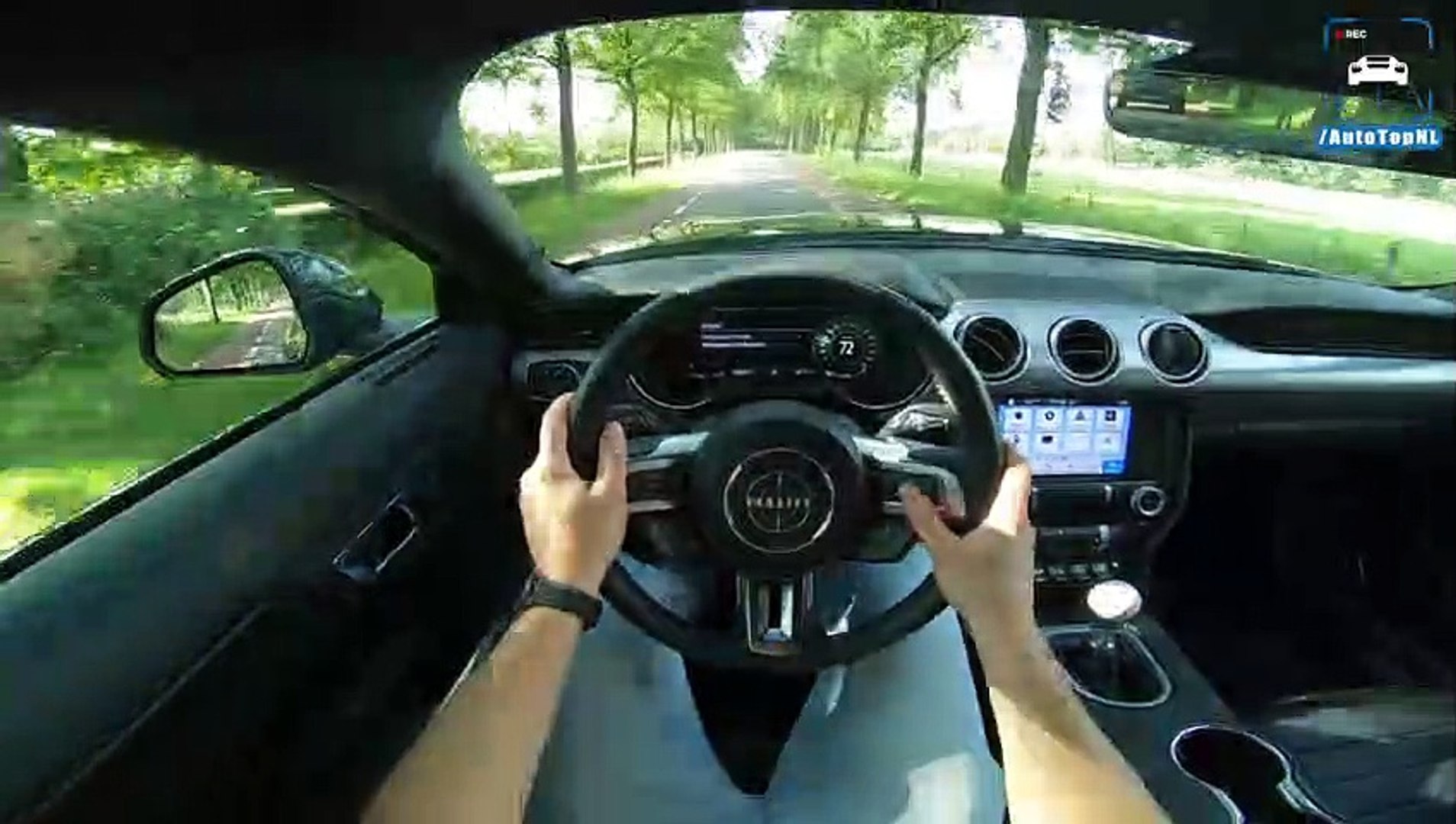 NEW! FORD MUSTANG BULLITT 5.0 V8 POV Test Drive by AutoTopNL