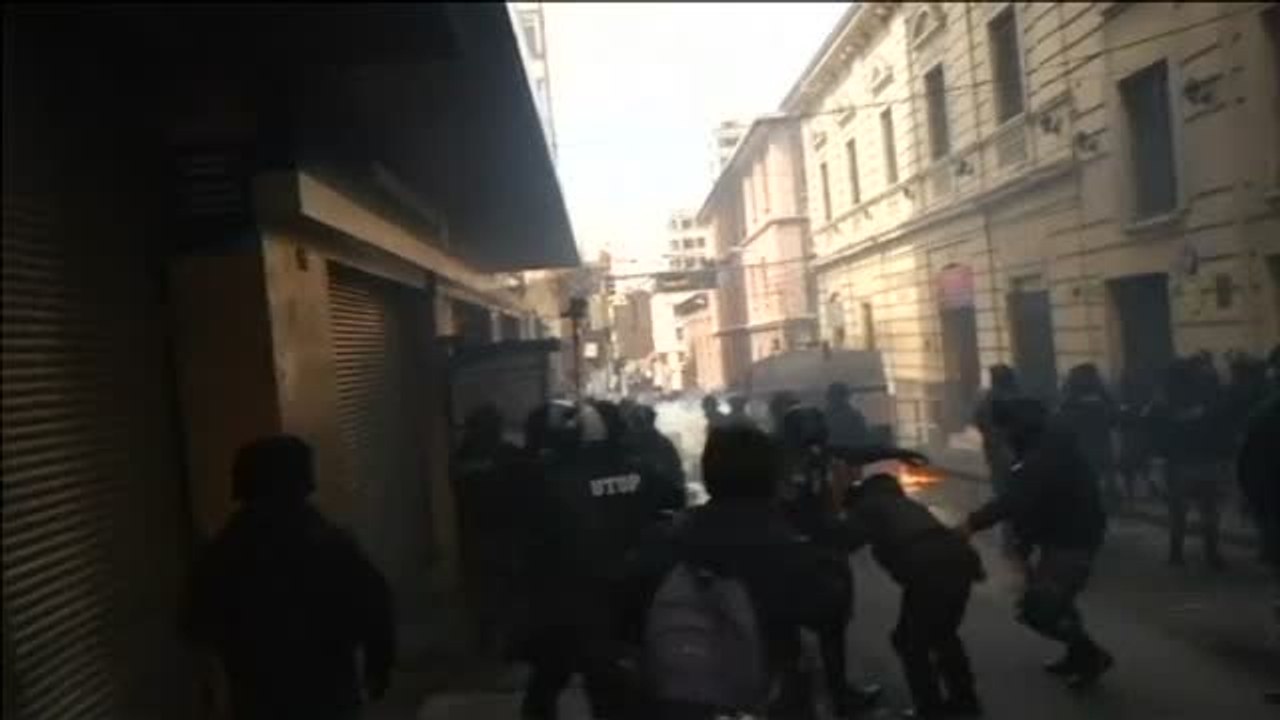 Siguen las protestas estudiantiles en Bolivia