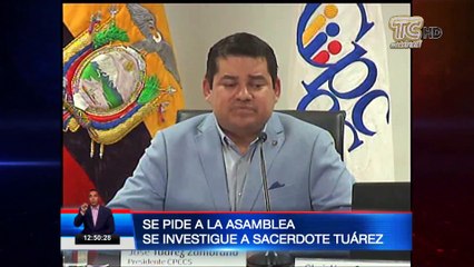 Solicitan investigar al sacerdote José Carlos Tuárez