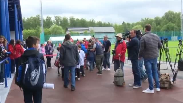 Alemania completa su primer entrenamiento en Rusia