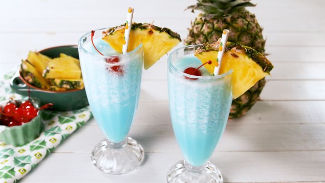 Rum Blue Hawaiian Coolers Taste Like A Tropical Vacation