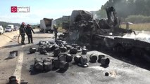 Fallece un hombre en un accidente de tráfico en Castellón donde se vieron implicados tres camiones