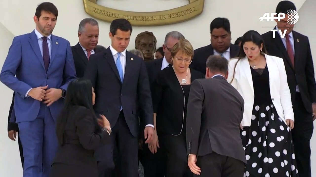 Bachelet impulsa liberación de "presos políticos" en Venezuela, dice Guaidó