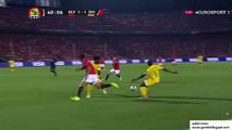 الهدف الأول لمنتخب مصر أمام أمام زمبابوي