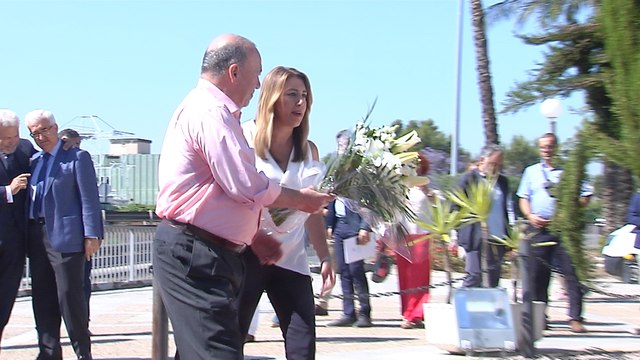 Díaz en un acto homenaje a Blas Infante