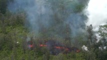 El volcán Kilauea lanza un nuevo flujo de roca fundida