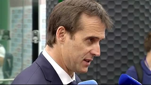 Lopetegui: Hemos conseguido un triunfo en un momento de dificultad