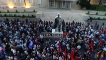 Report TV - Përmbledhje e pamjeve nga protesta e 9-të kombëtare e opozitës kundër qeverisë