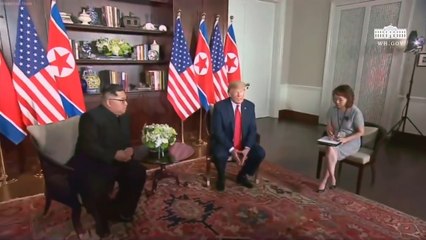 Encuentro de Trump y Kim Jong Un en Singapur