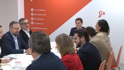 Albert Rivera preside la ejecutiva nacional de Cs