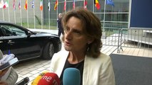Teresa Ribera visita Bruselas por primera vez como ministra