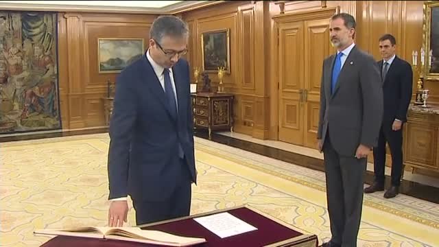 Hernández de Cos promete ante el Rey su cargo de gobernador del Banco de España