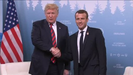 Macron se reúne con Trump antes de la cumbre del G7