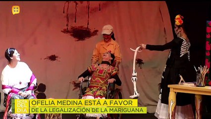 Ofelia Medina está a favor de la legalización de la mariguana para uso medicinal y recreativo.