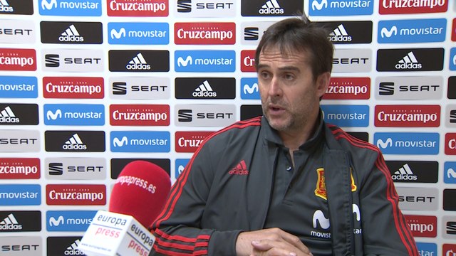 Lopetegui: Desde niños todos hemos querido formar parte del Mundial