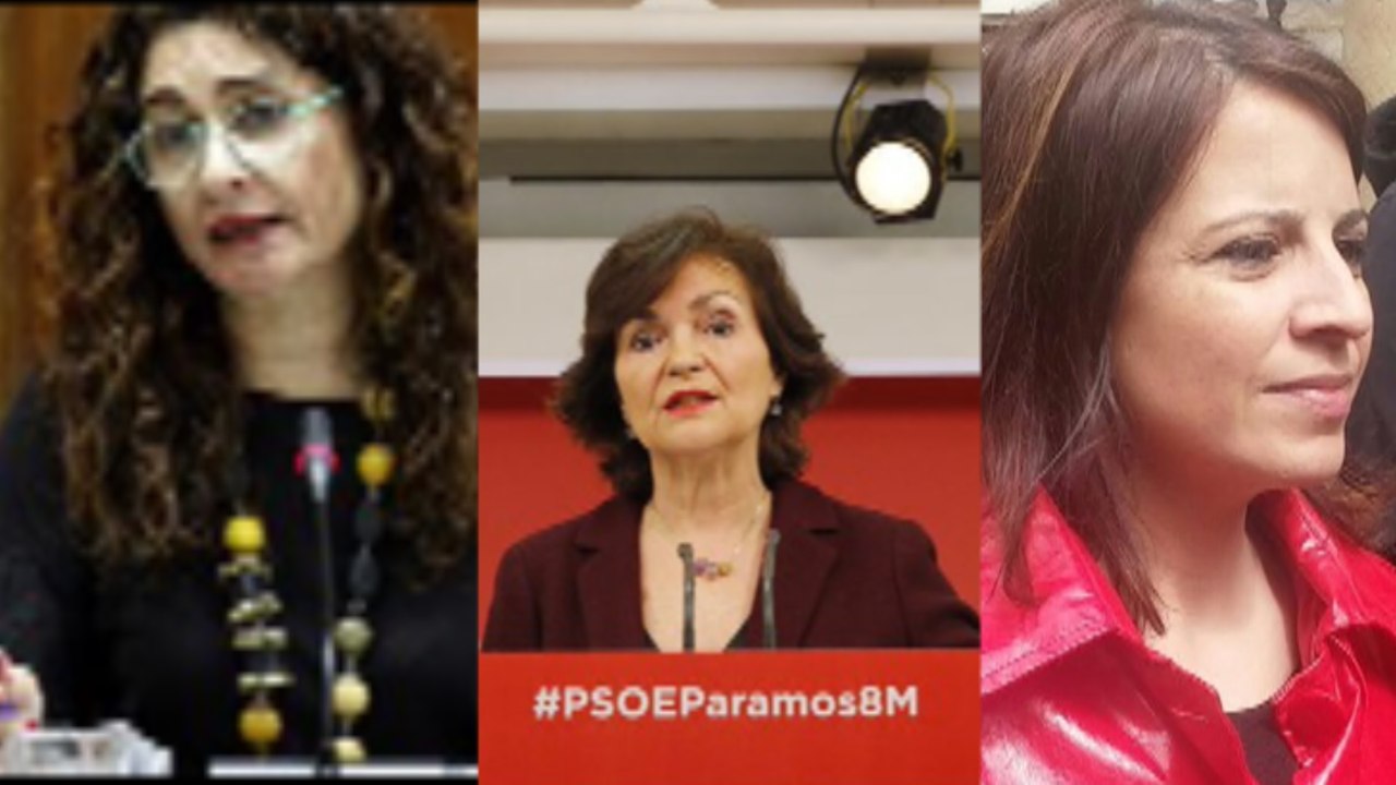 Calvo, Lastra y María Jesús Montero, en el gobierno de Sánchez