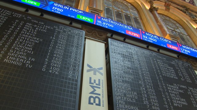 El Ibex 35 se acerca a los 9.800 puntos