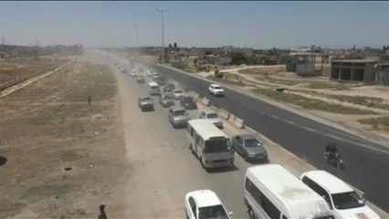 Abren la carretera entre Homs y Hama para los convoyes humanitarios