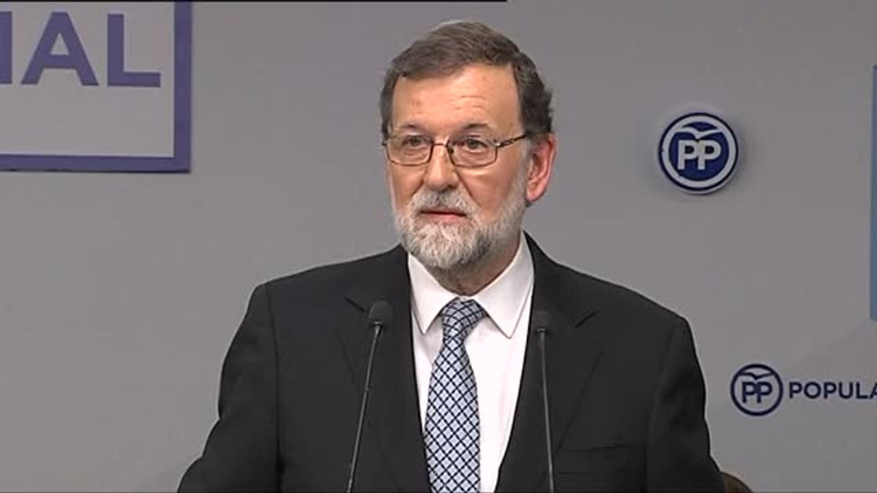 Rajoy: "No me imagino la vida sin el PP; se lo he dado todo desde hace 40 años"