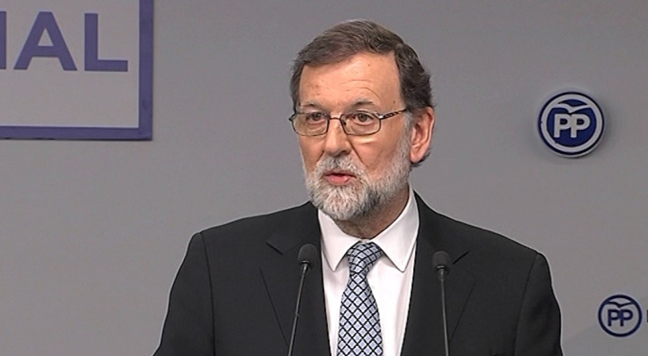 Rajoy agradece emocionado la lealtad de su partido