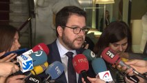 Aragonès da por finalizada la intervención del Estado