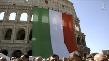 Italia estrena su nuevo gobierno con un desfile militar
