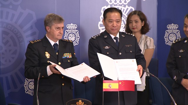 Rueda de prensa de la Policía Nacional