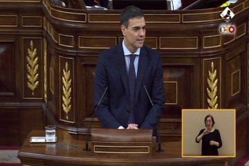 Sánchez: "Hoy se abre una nueva página en la historia de la Democracia"