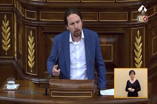 Iglesias dice a Sánchez que no se deje humillar por Rajoy