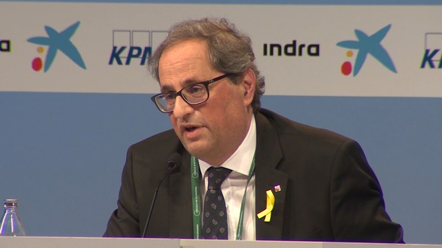 Torra pide colaborar a soberanistas y no soberanistas