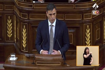 Sánchez asegura que "la fuerza moral" exige presentar moción