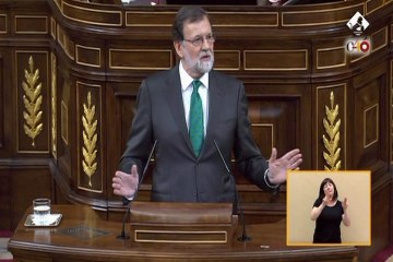 Rajoy descalifica a Sánchez y su "chantaje"