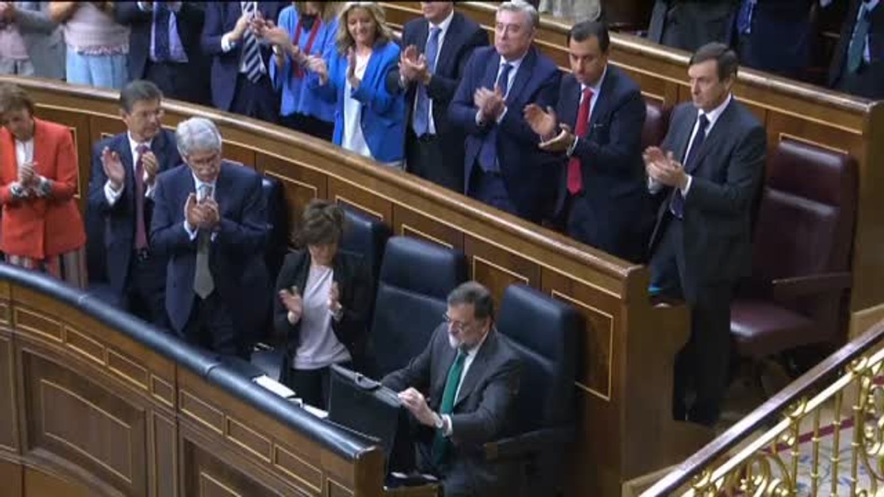 Rajoy no regresa al Hemiciclo tras el receso