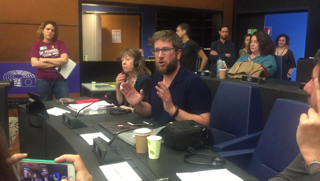 Miguel Urbán en Estrasburgo, sobre la pérdida de derechos democráticos en España