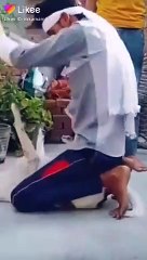 Funny Acting With Dog Desi Boys