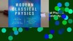 Trial New Releases  Modern Classical Physics: Optics, Fluids, Plasmas, Elasticity, Relativity,