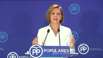 Cospedal asegura que la moción de Pedro Sánchez le convierte en "enemigo del Estado de Derecho"