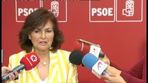 Calvo asegura que la intención del PSOE es convocar elecciones en unos meses