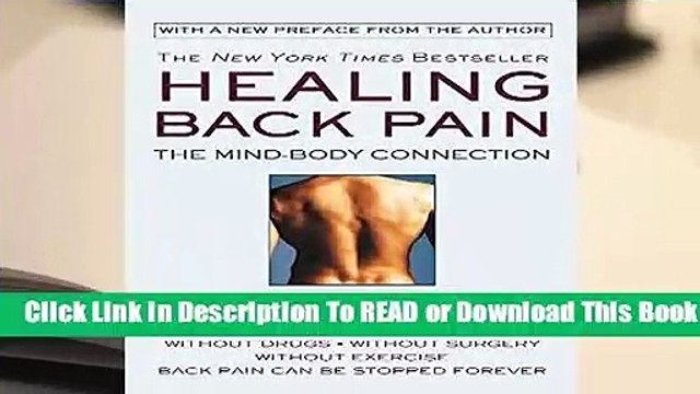 Healing Back Pain (Reissue Edition): The Mind-Body Connection Best Sellers Rank : #4