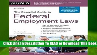 [Read] The Essential Guide to Federal Employment Laws  For Trial