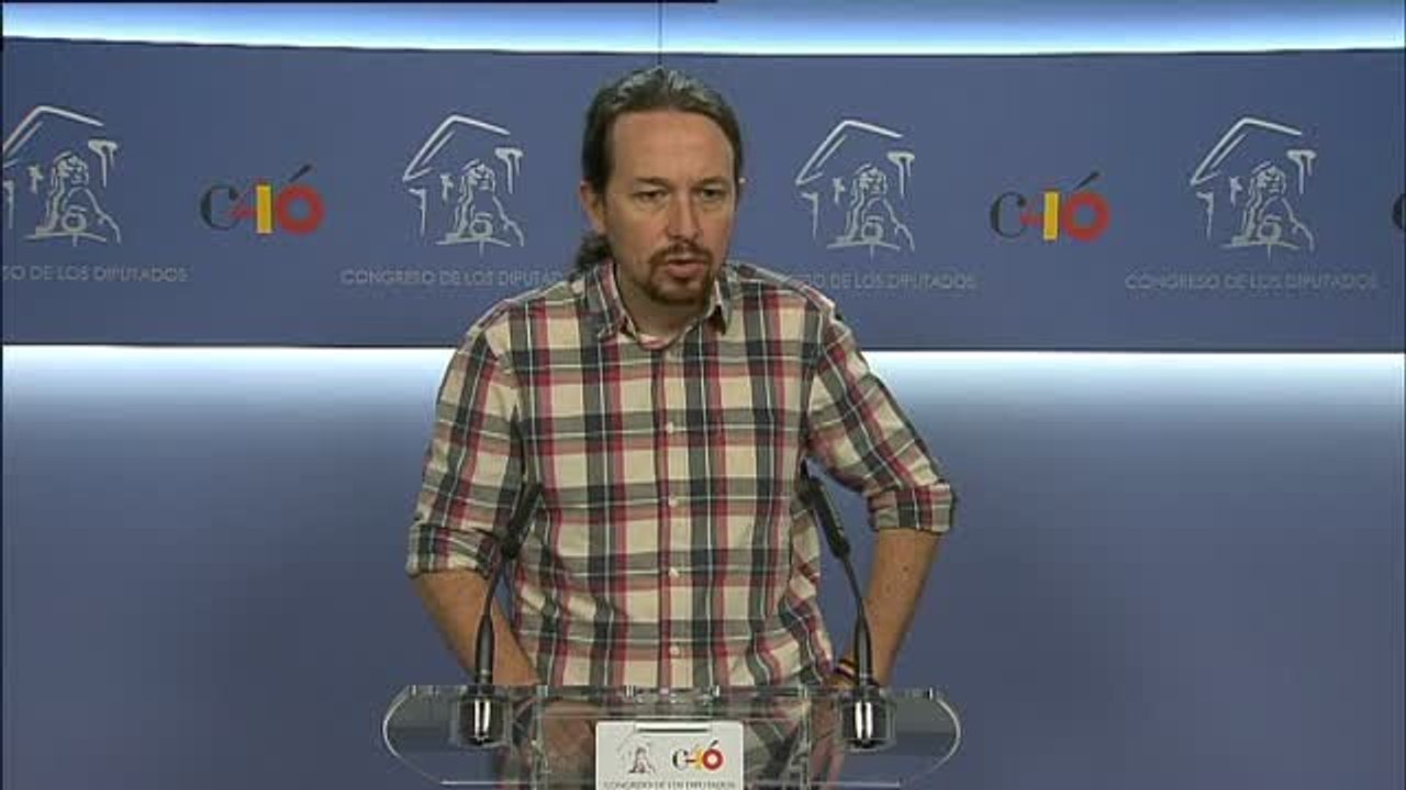 Pablo Iglesias ofrece su apoyo al PSOE en una moción de censura para "sacar al partido delincuente del Gobierno"